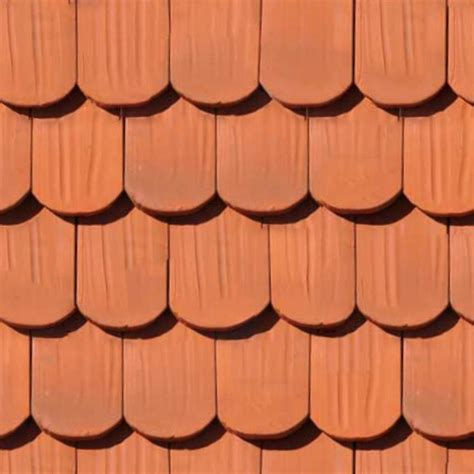 Shingle Clay Roof Tile Texture Seamless