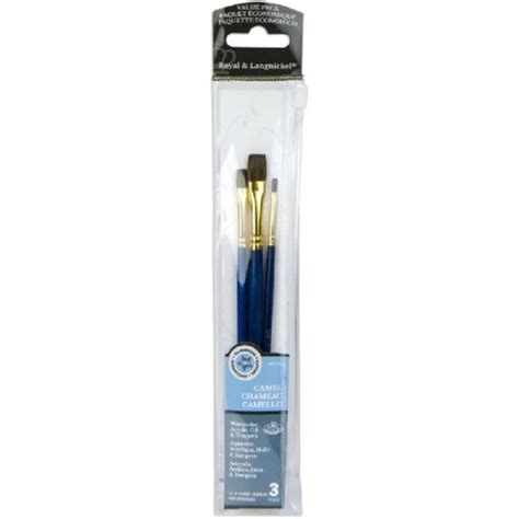 Royal & langnickel's classroom value packs™ provide a wide selection of the most popular sizes and styles of brushes or tools for the classroom artists. Royal & Langnickel Value Pack Camel Brush Set