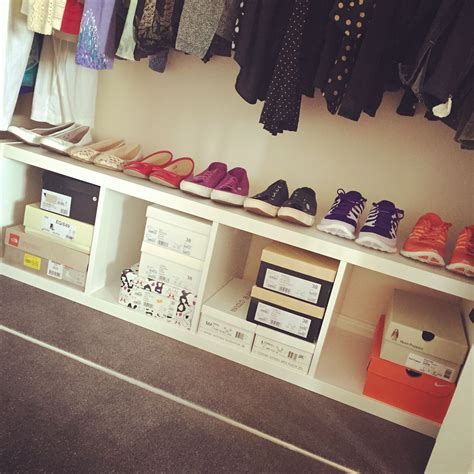 That was a wise choice, this system rocks, no need to go for pax anymore, it's the wardrobe everybody needs. Shoe storage using IKEA Kallax inside the bottom of the ...