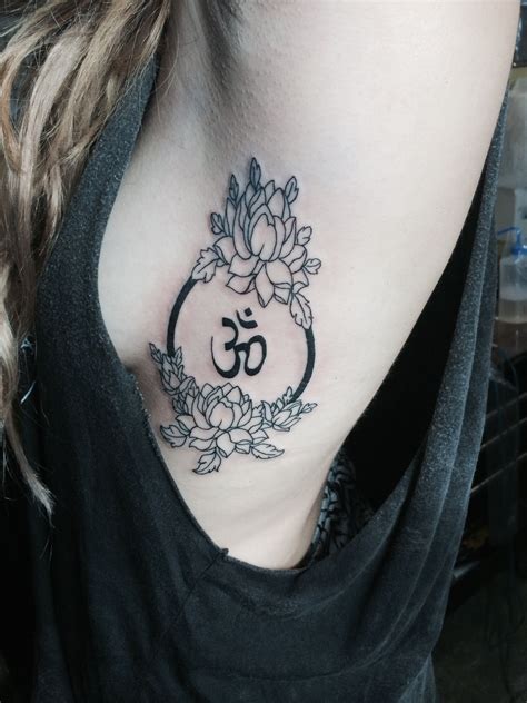 Lotus Flower Om Tattoo Tiny Tattoos For Girls Om Tattoo