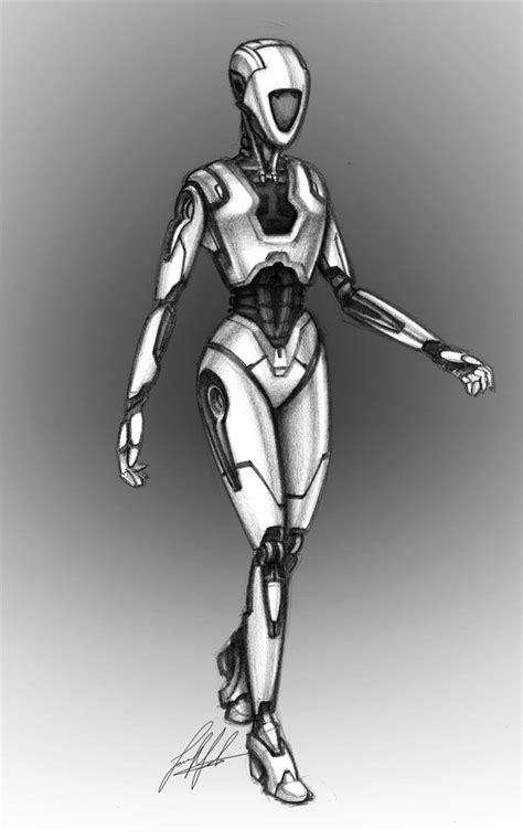 Robot Concept Art Robot Design Sketch Robots Concept