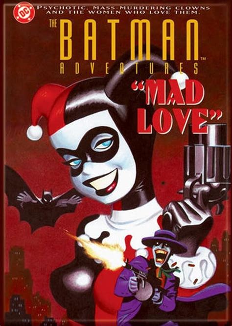 Ata Boy Dc Comics Batman Adventures Harley Quinn Mad Love Magnet