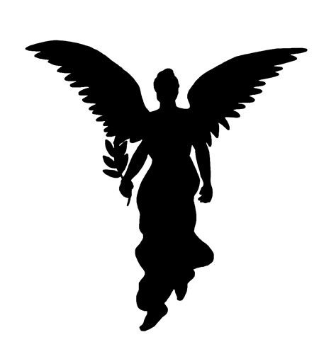 Angel Silhouette Png Pic Png Mart