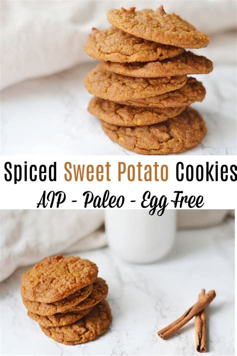 Spiced Sweet Potato Cookies Aippaleo Lichen Paleo Loving Aip