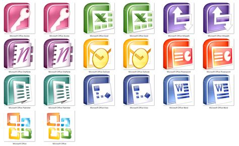 Microsoft Office Icos Pngs By 95wolfie95 On Deviantart