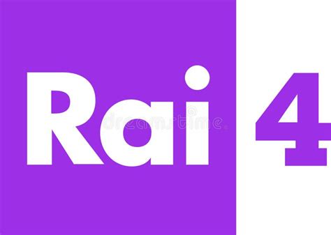 Rai Quattro Logo Editorial Stock Image Illustration Of Televisione