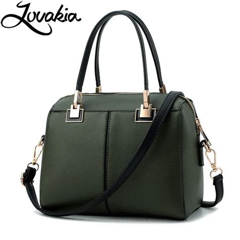 Lovakia Luxury Women Leather Handbag Retro Vintage Bag Designer