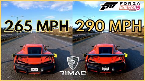 Rimac Concept 2 Top Speed Tune Setup Forza Horizon 5 Fastest Car