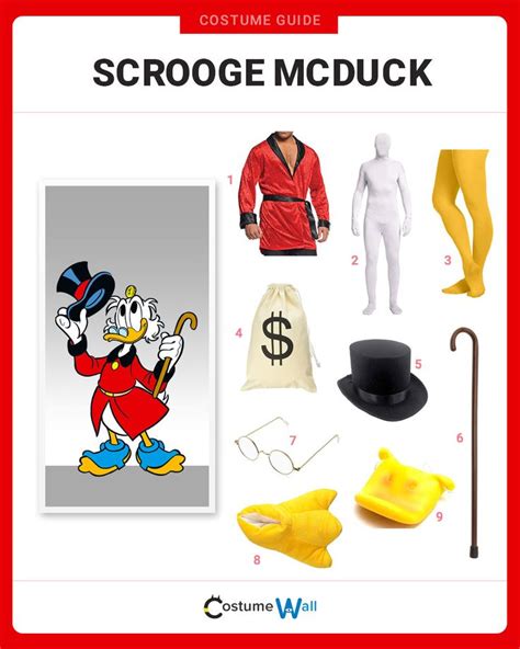 Dress Like Scrooge Mcduck Scrooge Mcduck Duck Costumes Disney Outfits
