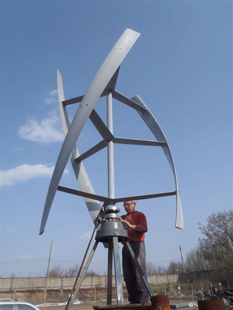 Helicoid Vertical Axis Wind Turbine Aero Prop