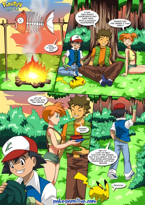 A Midsummer Afternoon Pikachu Brock Misty Ash Ketchum