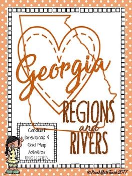 Bundle Map Skills With Georgia Regions Rivers By Peach State Teach
