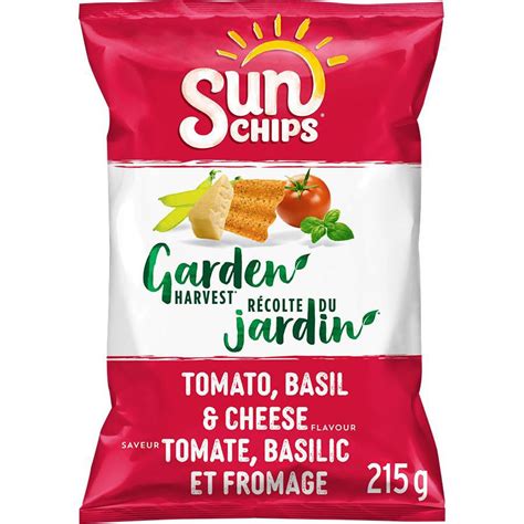 Sunchips Garden Harvest Tomato Basil And Cheese Multigrain Snacks