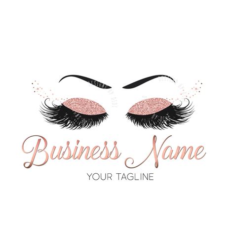 Eyelashes logo lash extensions artist logo makeup artist logo lash logo small business logo premade branding kit branding logo custom logo pink gold lashes logo eyelash gold crown logo | etsy. Custom logo rose gold lashes logo glitter eyelash logo ...