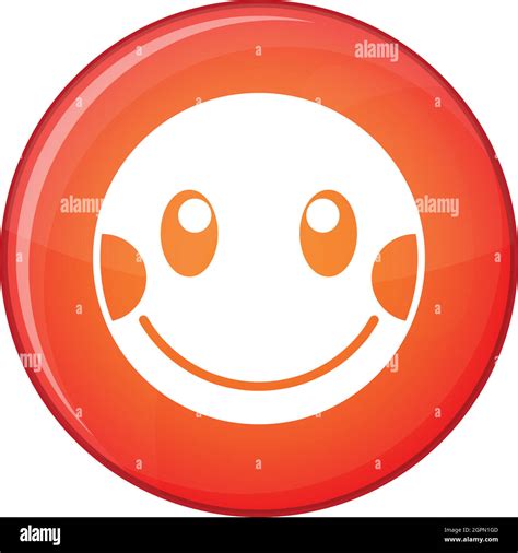 Embarrassed Emoticon Flat Style Stock Vector Image And Art Alamy