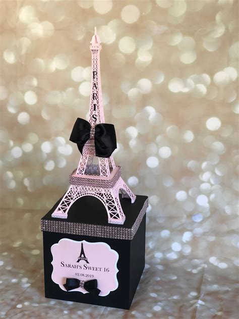 Eiffel Tower Centerpiece For Paris Themed Party Sweet 16 Baby Etsy