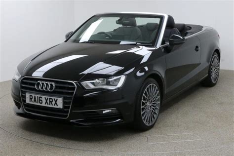 Used 2016 Black Audi A3 Cabriolet Convertible 20 Tdi Sport Nav 2d 182