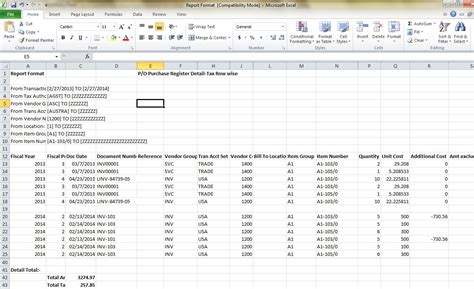 Purchase And Sales Entry In Excel Sample Excel Templates