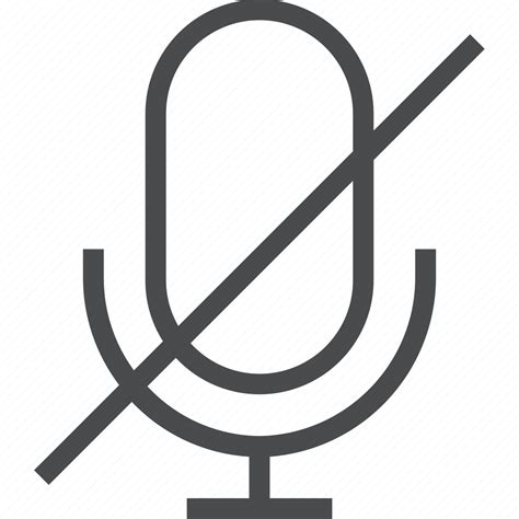 Mic No Audio Record Recording Sound Icon Download On Iconfinder
