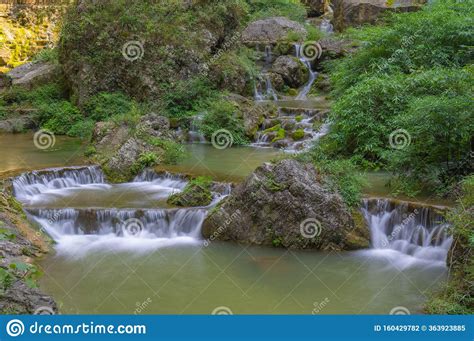 Summer Scenery Of The Three Gorges Waterfall In Yichang Hubei China