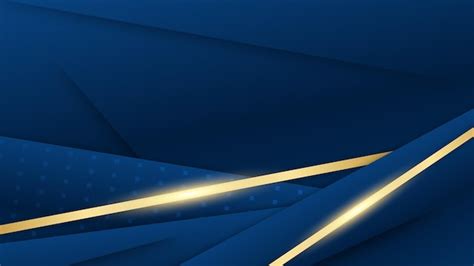 Premium Vector Abstract Dark Blue And Gold Luxury Background