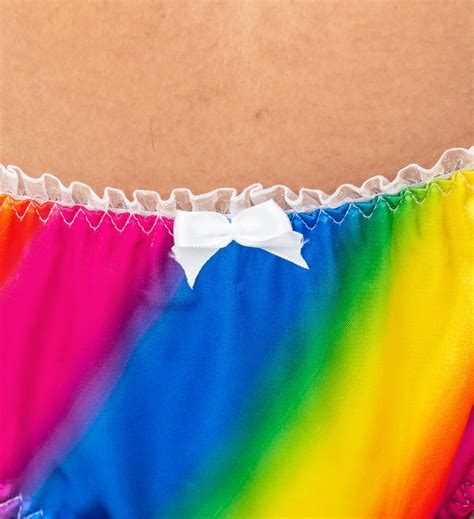 Satin Frilly Sissy Ruffled Panties Bikini Knicker Underwear Briefs