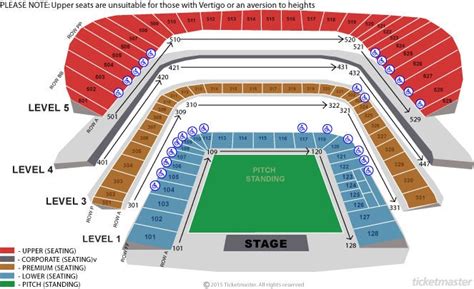 Aviva Stadium Seating Map