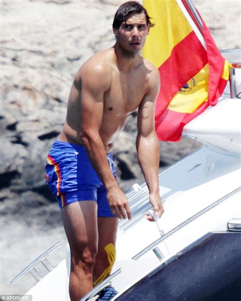 There S No Match For Those Muscles Shirtless Rafael Nadal Shows Off