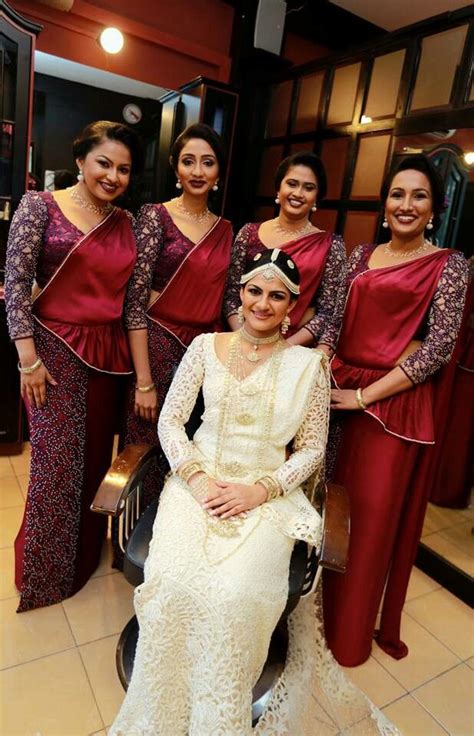 Pin By Yashodara R On Kandyan Brides Bridesmaid Saree Bridal Saree