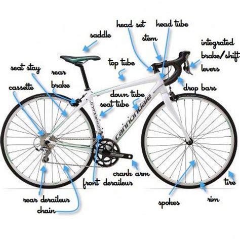 Bmx bike parts diagram bike and cycle accessories. Parts of the Bike Labeled #roadbikewomen ...