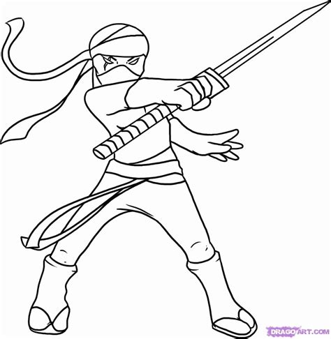 Ninja Coloring Pages Free Printable - Coloring Home