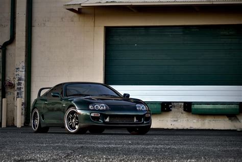 Webmasters, you can add your site in. HD toyota, supra, green, front view Wallpaper | Download ...