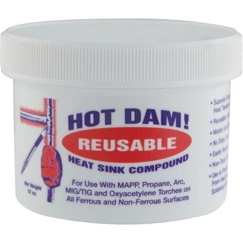 Hot Dam Heat Block Compound 34 Lb Jar Asp 9000 Refrigerative Supply