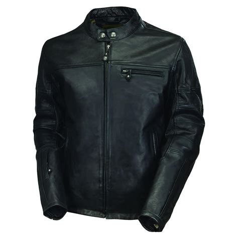 Black Casual Leather Jacket Leather Factory Shop