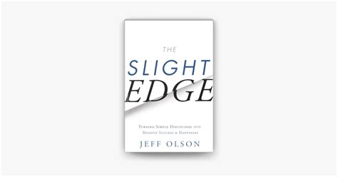 ‎the Slight Edge By Jeff Olson And John David Mann Ebook Apple Books