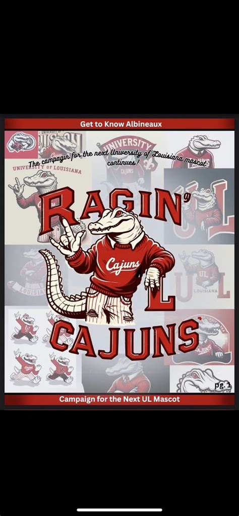 Meet The Ragin Cajuns Hopeful Mascot “albineaux” Campaign To Add