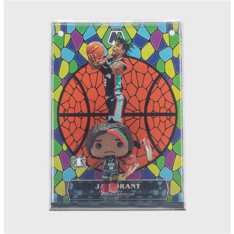 Funko Pop Ja Morant Trading Card Stained Glass Mosaic Authentic Funko