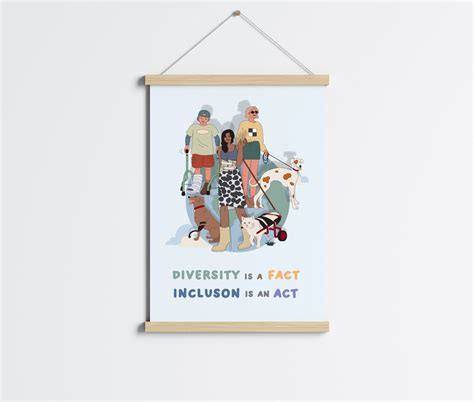 Diversity And Inclusion Posters Therapy Office Decor School Etsy