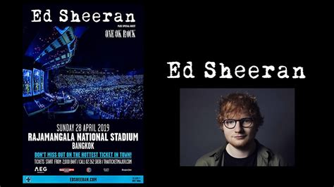 Ed Sheeran Photograph Divide World Tour 2019 Youtube