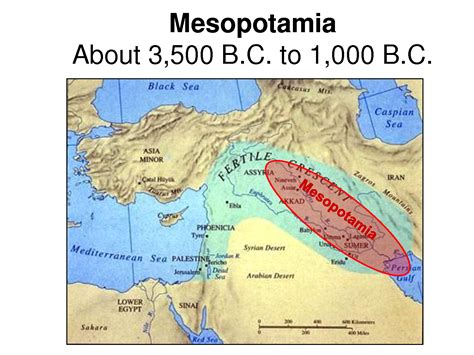 World Map Ancient Mesopotamia