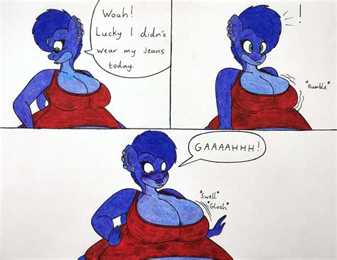 Rule 34 Big Breasts Blueberry Inflation Breasts Female Furry