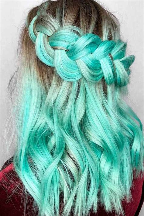 2020 Amazing Green Hair Color Ideas And How To Get Them Green Hair