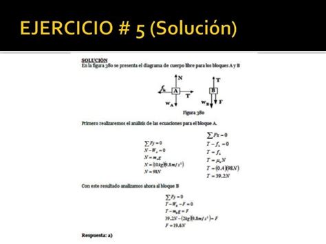 Primera Ley De Newton Ejercicios Resueltos Pdf