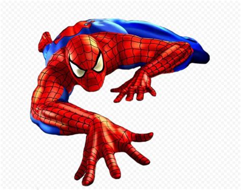 The Amazing Spider Man Is Flying Through The Air With His Arms Spread