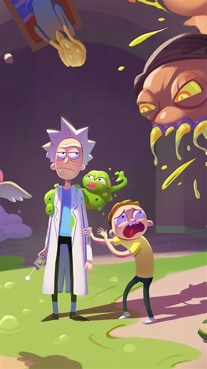 Morty Rick Wallpapers Pc Season Weed Android