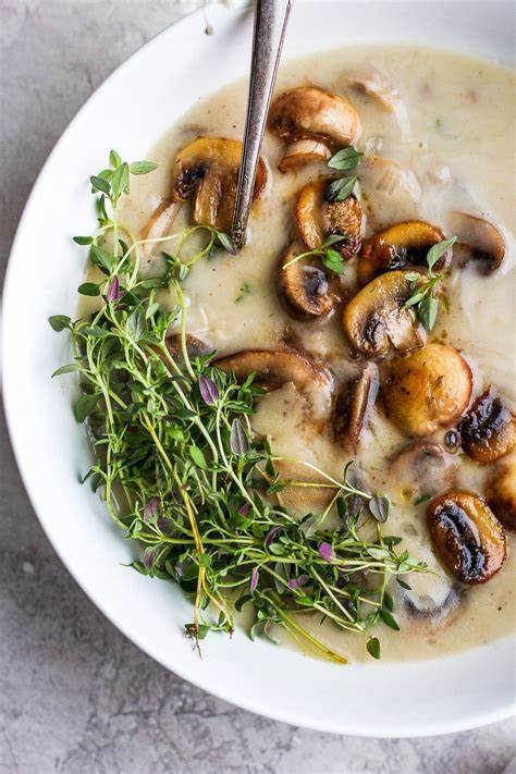 Dairy Free Cream Of Mushroom Soup A Simple And Delicious Soup That Is