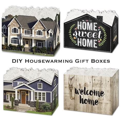 Wine bottle gift box with lid. Realtor DIY "Welcome to Your New Home" Gift Box | Closing ...