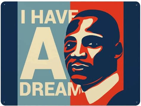 Yard Sign I Have A Dream Martin Luther King Jr Metal Signs Indoor Or