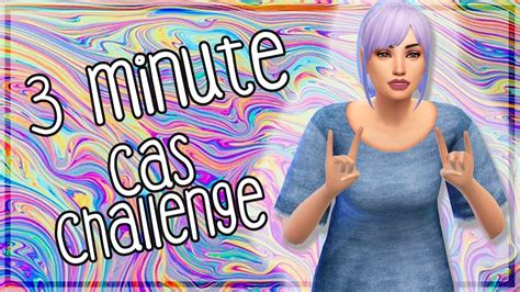 The Sims 4 Create A Sim 3 Minute Cas Challenge Semi Fail Youtube