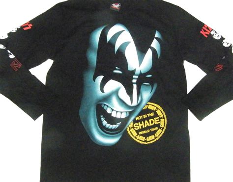 Kiss Long Sleeved T Shirt Gene Simmons Size L Roxxbkk
